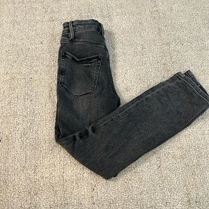 GOOD AMERICAN BLACKED WASHED JEANS PERFECT CONDITION